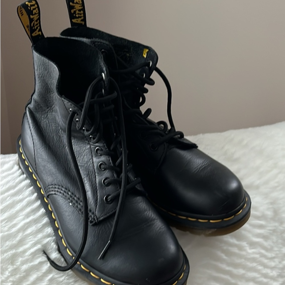 Dr. Martens 1460 Black Leather Lace-Up Boots